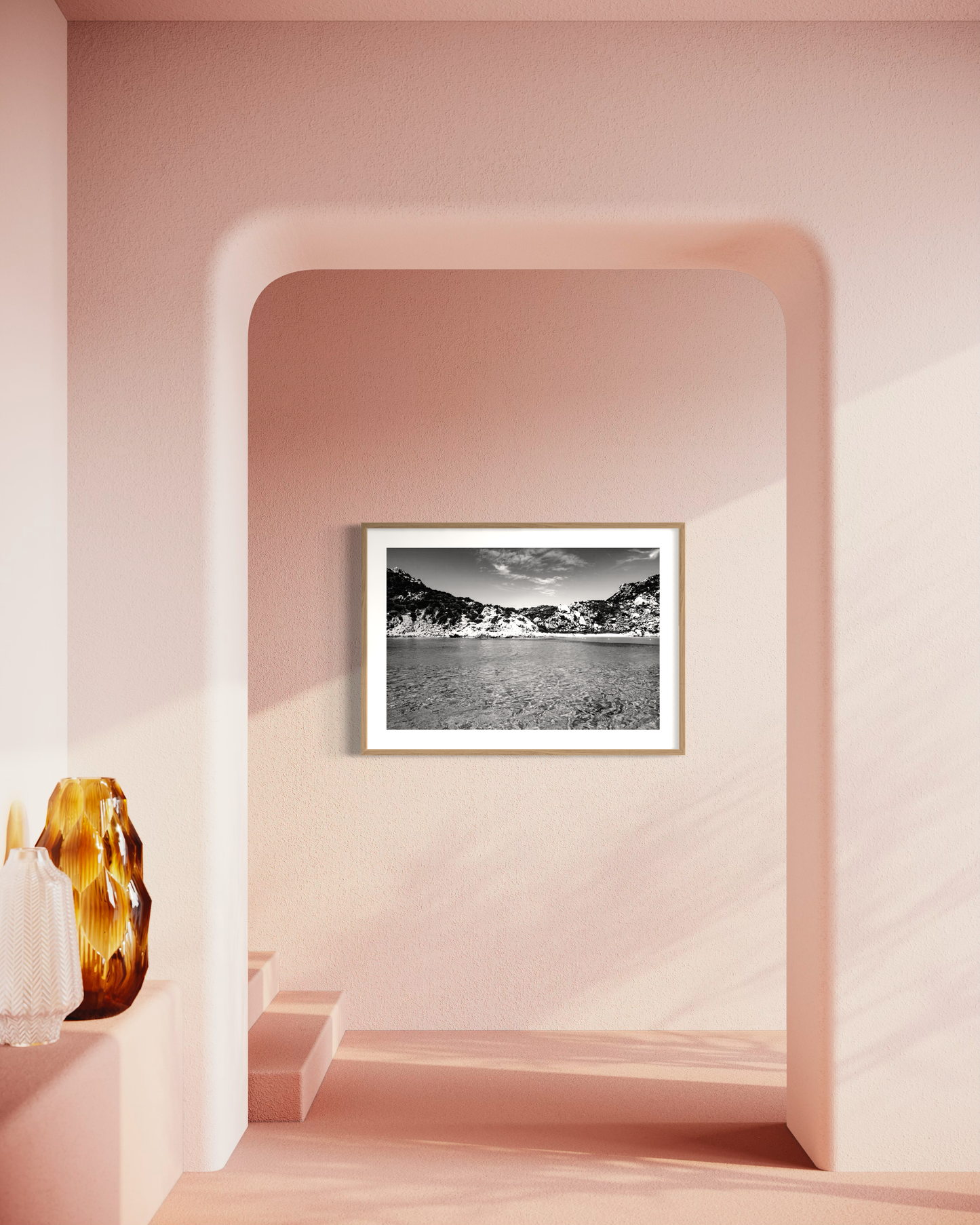 Coastal view, Sardinia - Giclée print on Hahnemühle German Etching paper