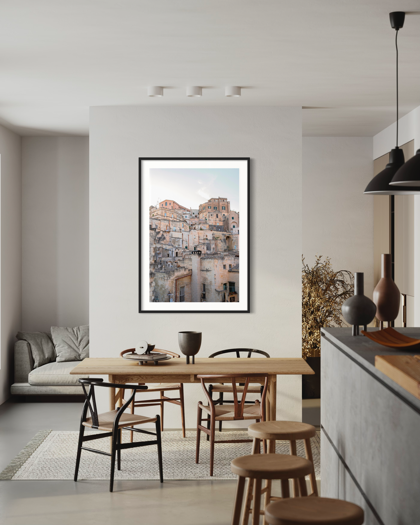 Sassi view #15, Matera Fine Art photography print - Giclée print on Hahnemühle German Etching paper