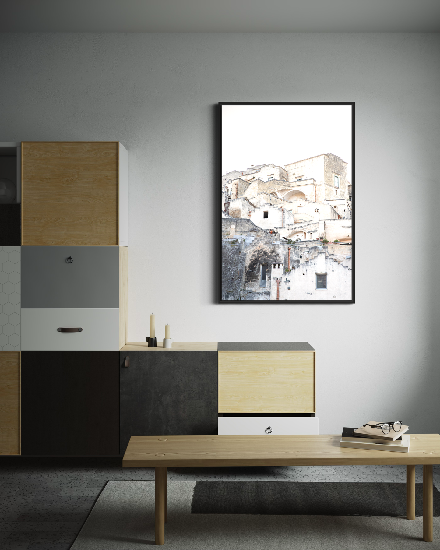 Sassi, view #13, Matera - Hahnemühle German Etching Print