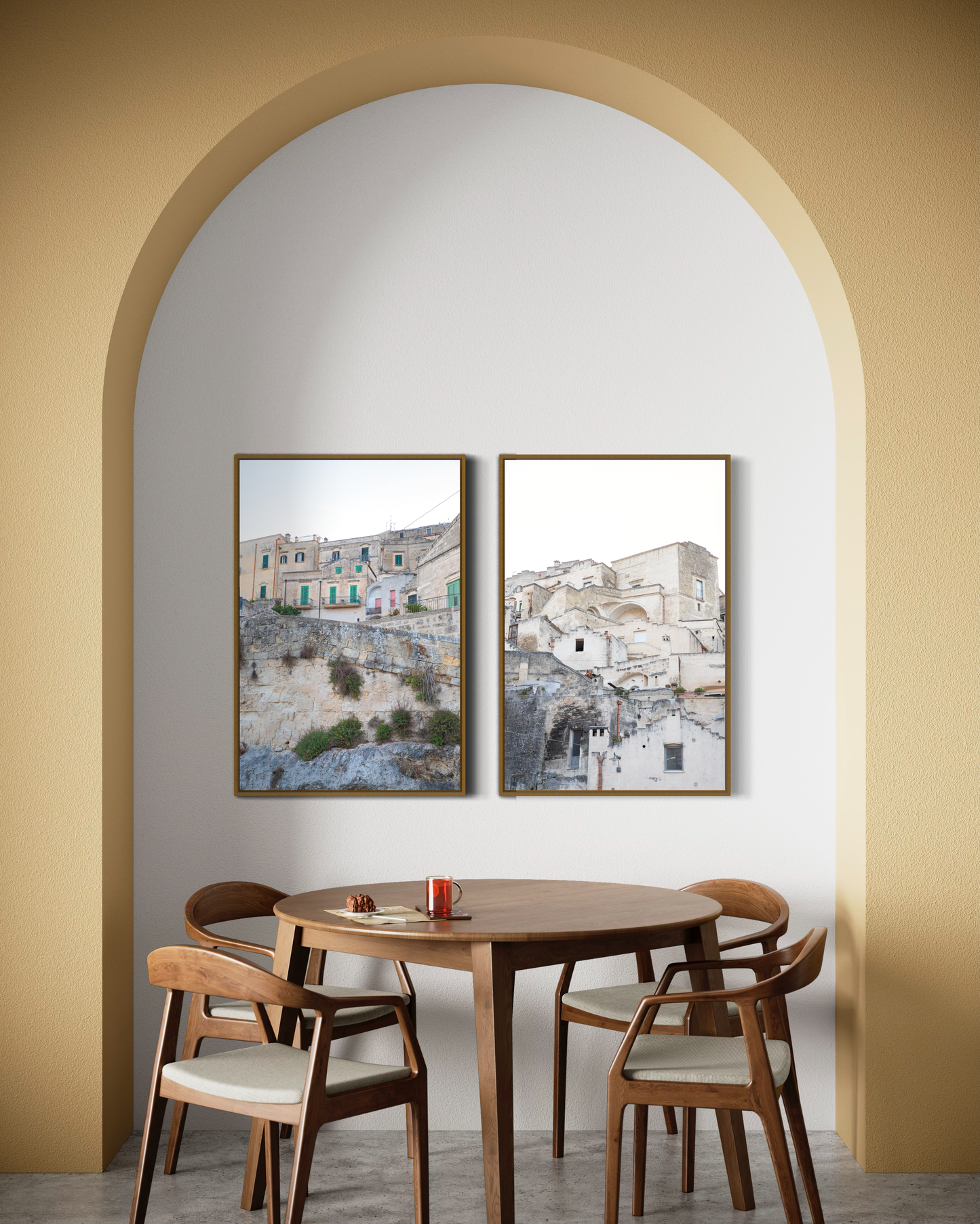 Houses of Matera, Sassi - Fine Art photography print on Hahnemühle German Etching paper