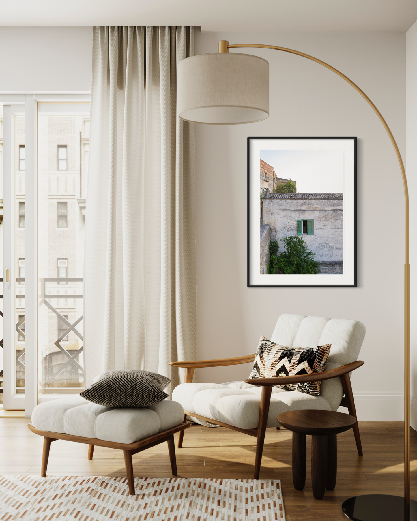 She opened the window and let in some air - Fine Art print on Hahnemühle Photo Rag paper