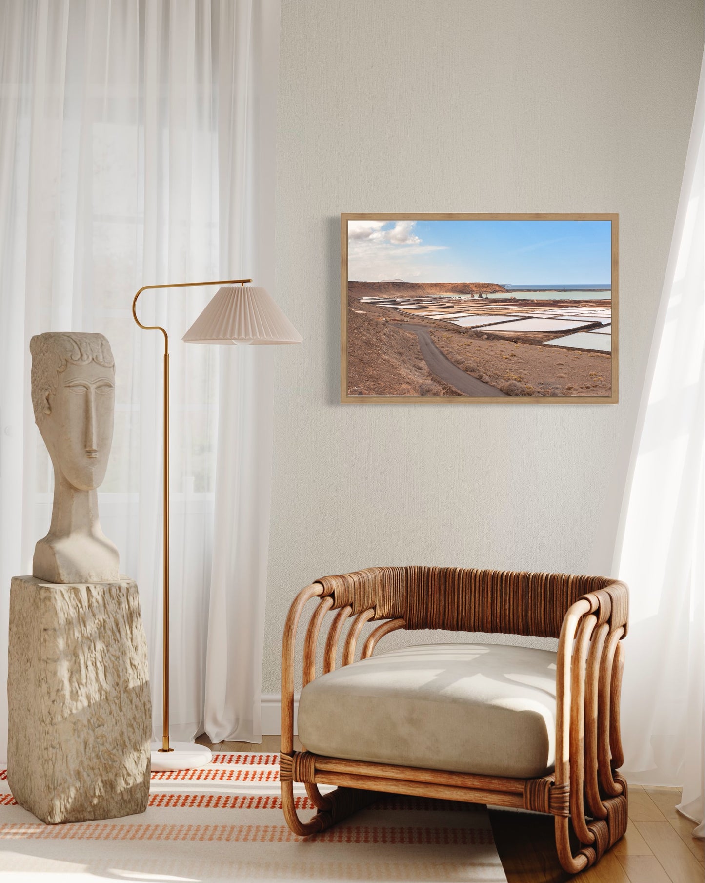 View over Las Salinas, Lanzarote  - Fine Art Photography Print on Hahnemühle German Etching paper