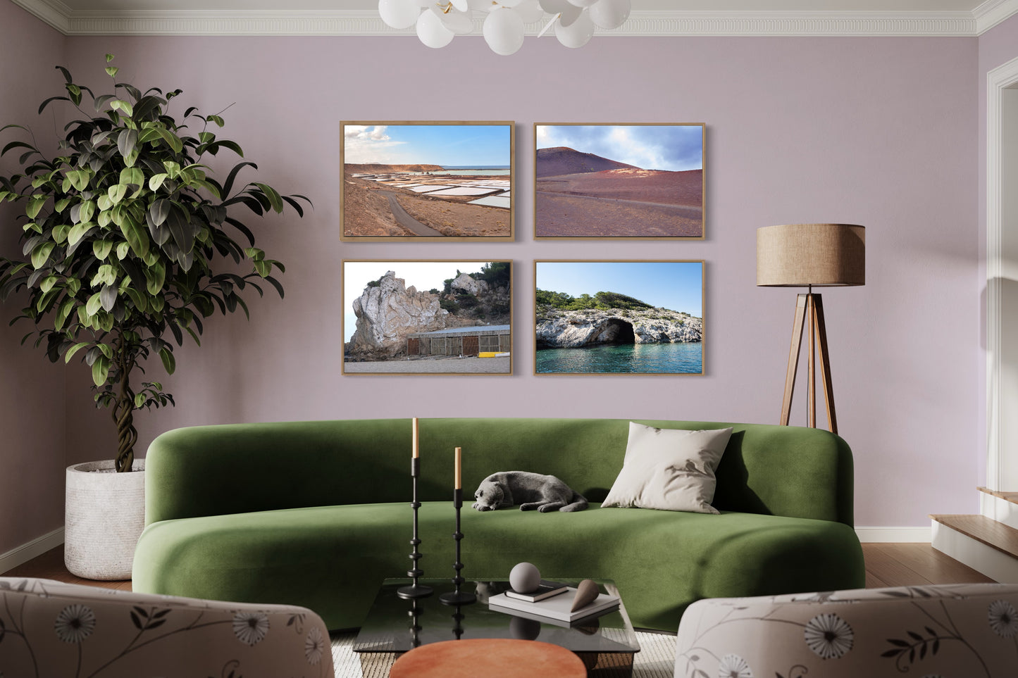 View over Las Salinas, Lanzarote  - Fine Art Photography Print on Hahnemühle German Etching paper
