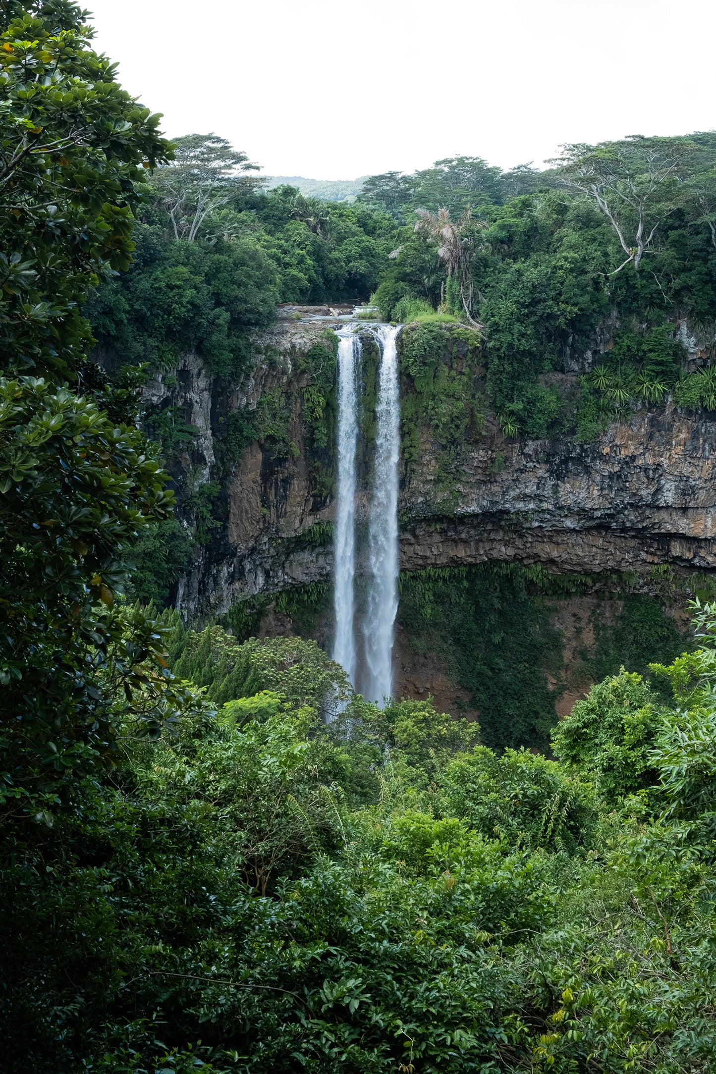 Chamarel Waterfall, Mauritius - Fine Art photography print - Giclée Print on Hahnemühle German Etching paper