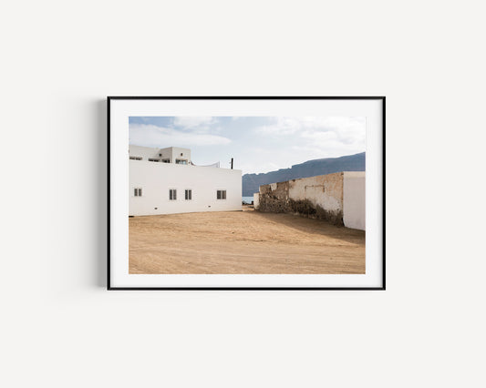 White Houses, Lanzarote Fine Art  photography print-  Giclée print on Hahnemühle German Etching paper