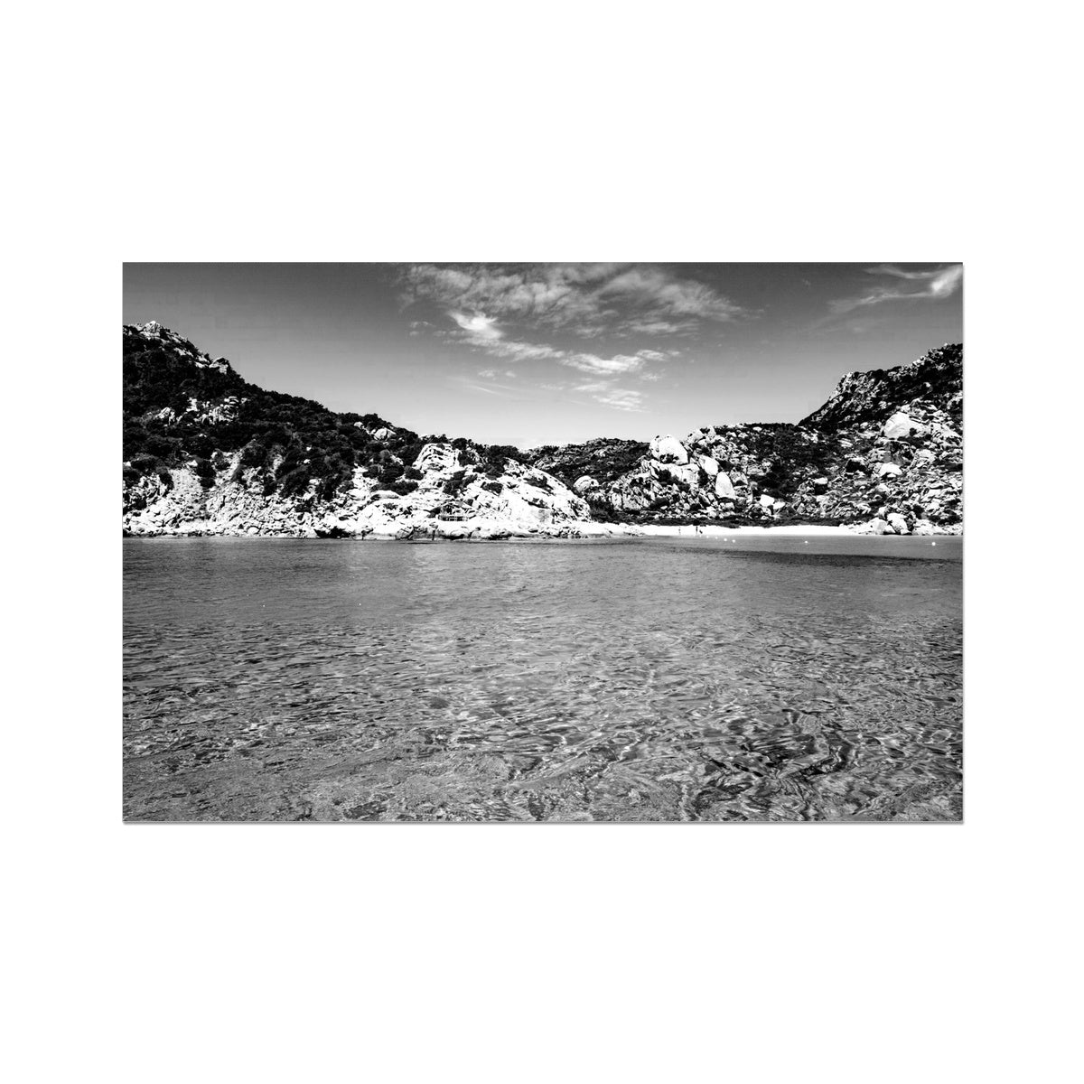 Coastal view, Sardinia - Giclée print on Hahnemühle German Etching paper