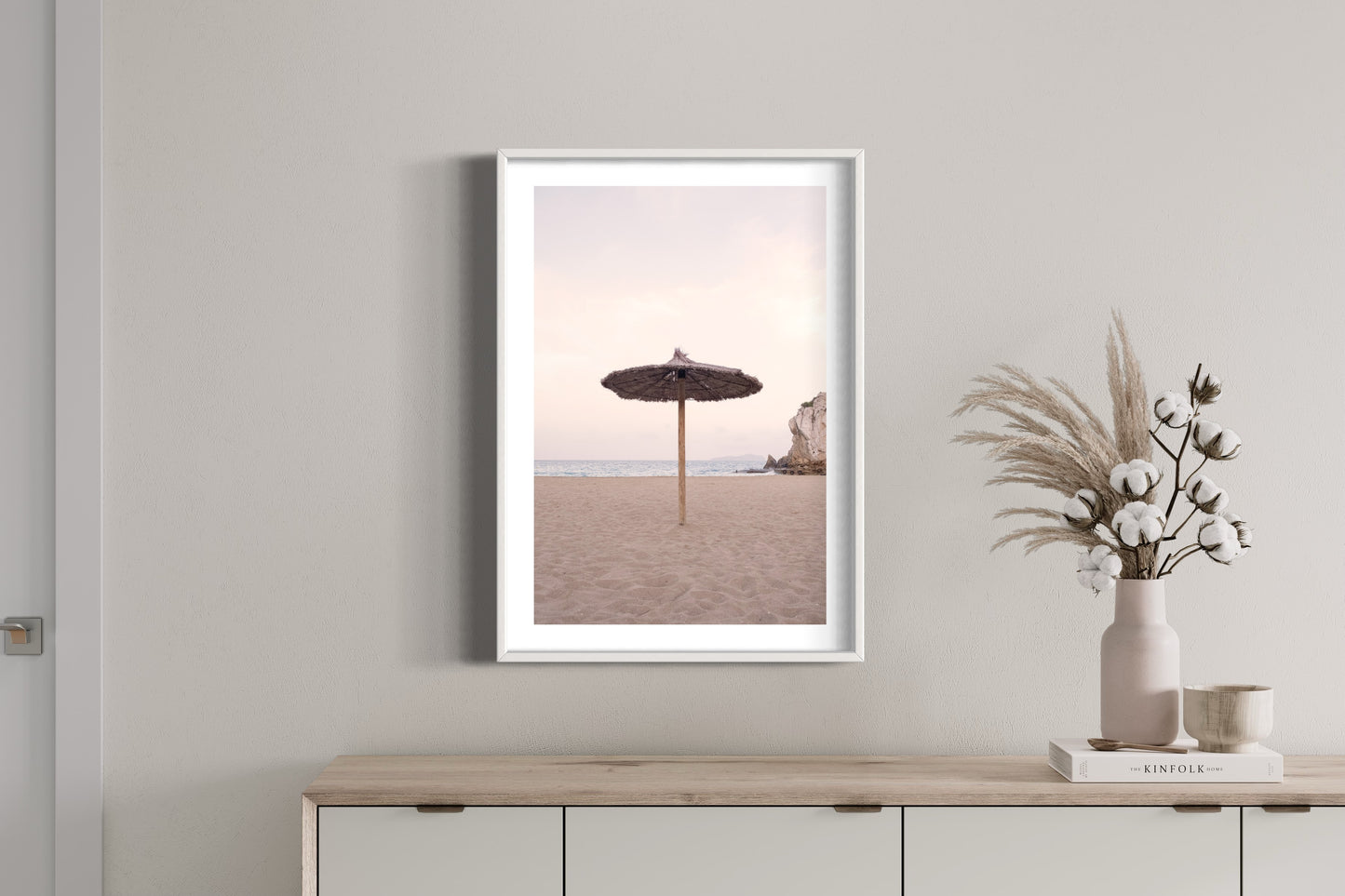Sun Umbrella, Ibiza - Giclée print on Hahnemühle German Etching paper