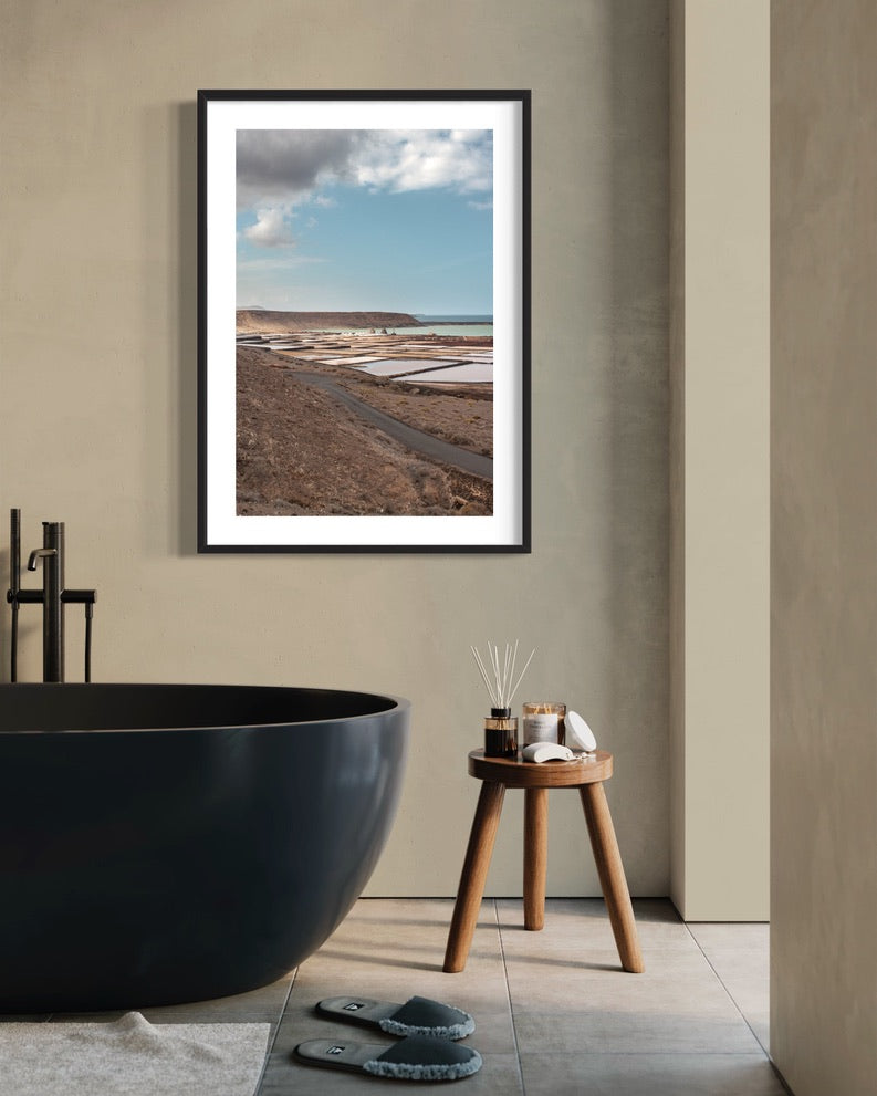 Las Salinas de Janubio, Lanzarote - Fine art photography print - Giclée print on Hahnemühle German Etching