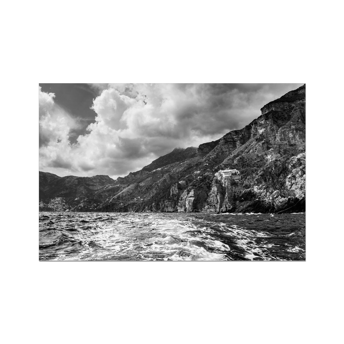 Tempestuous Sea, Amalfi Coast - Photography print on Hahnemühle German Etching paper