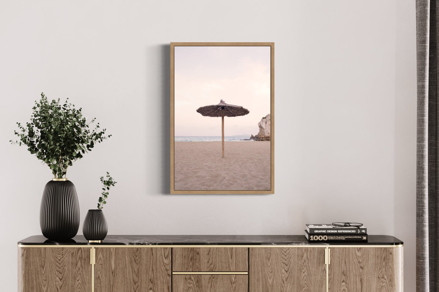 Sun Umbrella, Ibiza - Giclée print on Hahnemühle German Etching paper