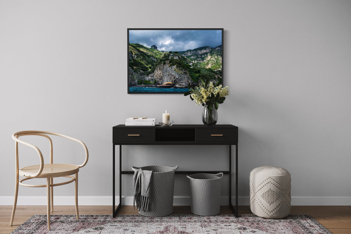 Before the storm, Amalfi Coast Fine Art Giclée print on Hahnemühle Photo Rag paper