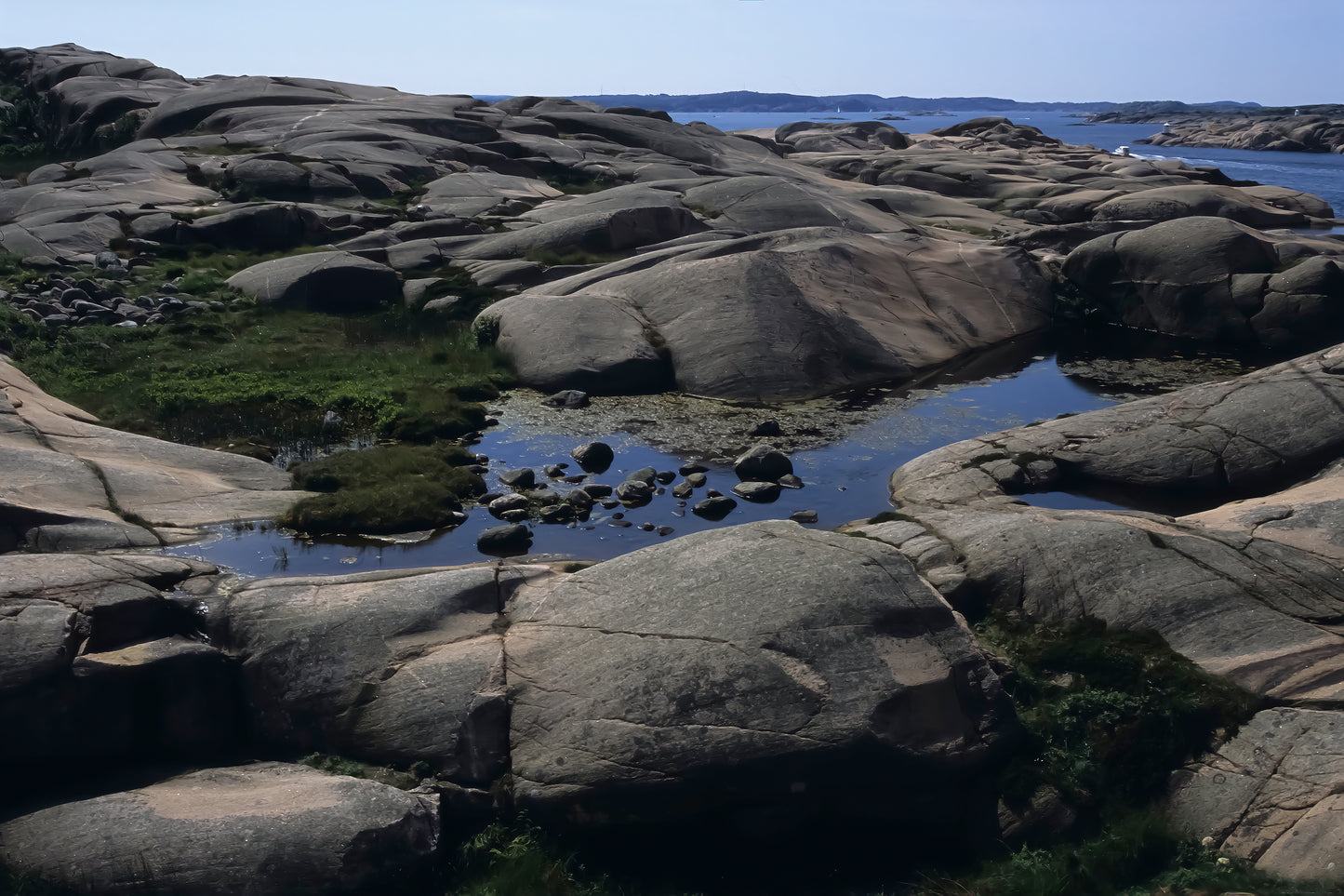 Granite rocks, Sweden Giclée print