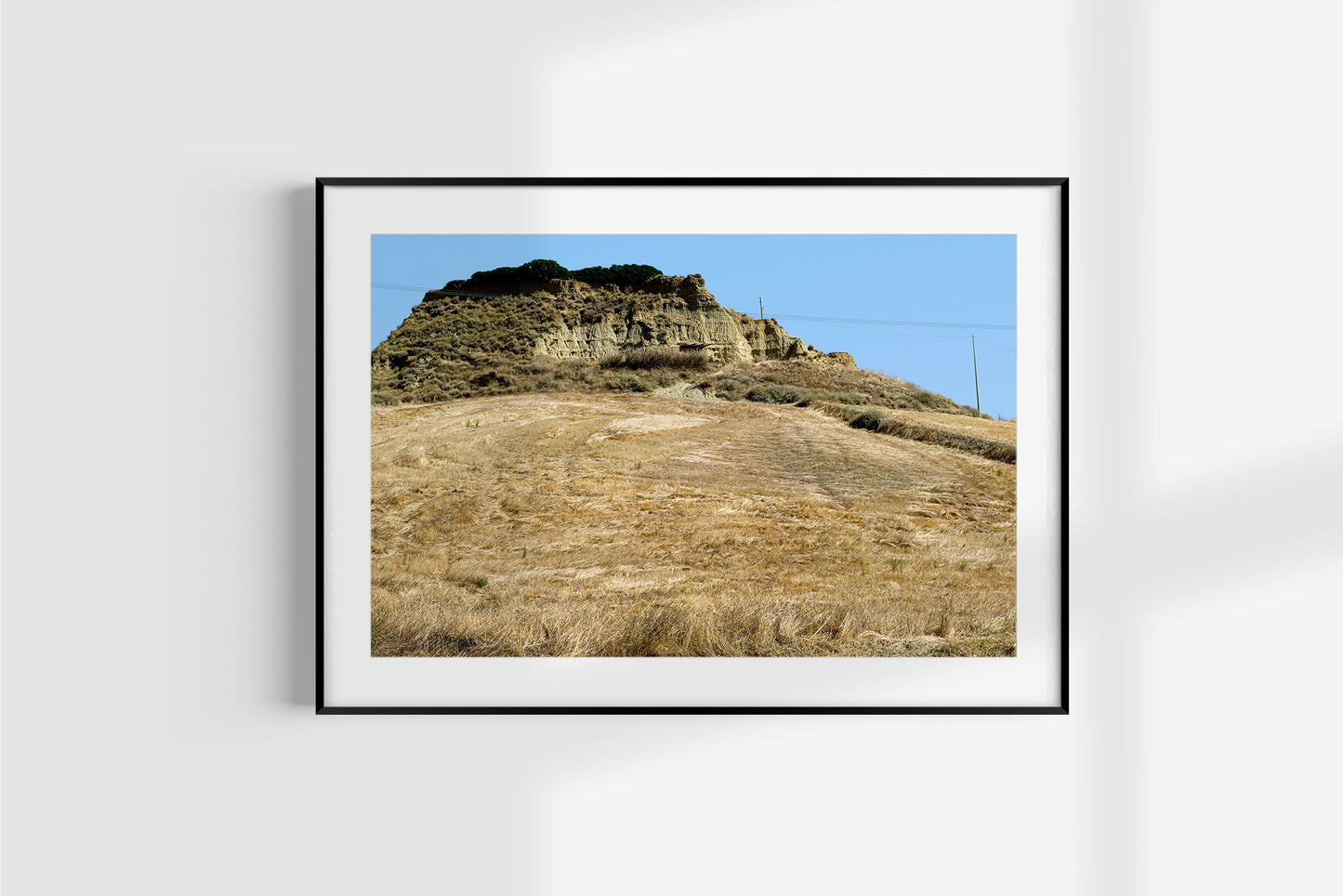 Hay Hill, Basilicata - Fine Art photography print on Hahnemühle German Etching paper