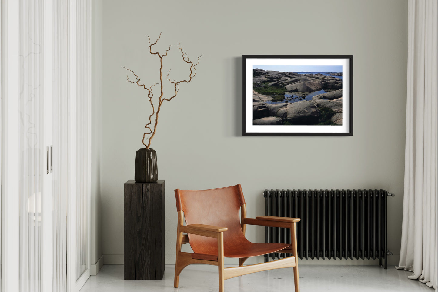 Granite rocks, Sweden Giclée print