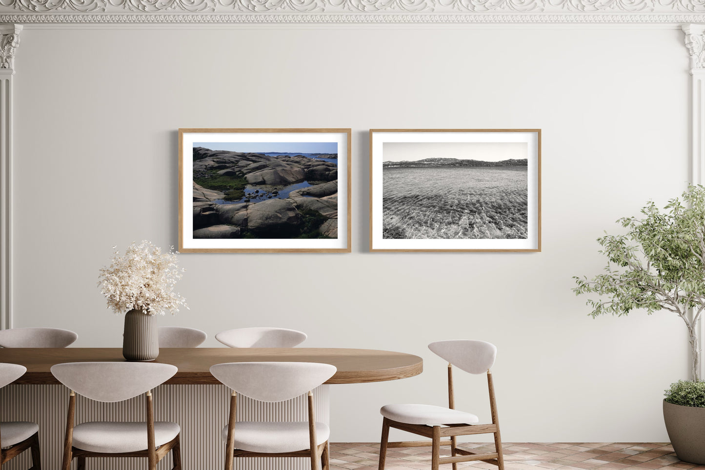 Granite rocks, Sweden Giclée print