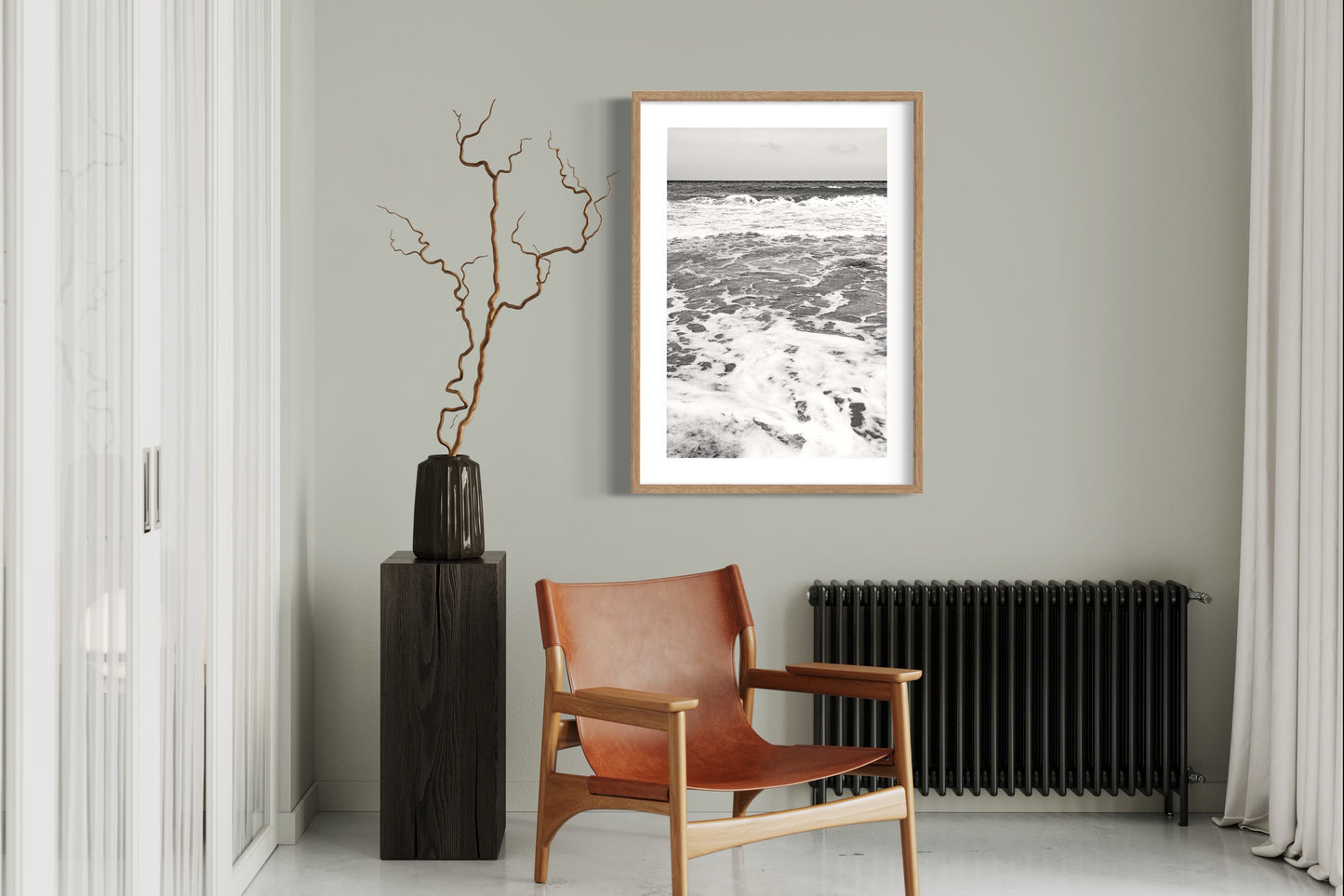 Relaxing sea waves, Ibiza Giclée print