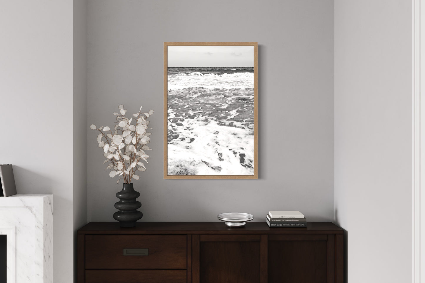 Relaxing sea waves, Ibiza Giclée print