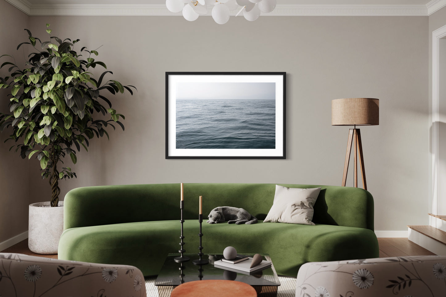 Onde lievi, Lake Garda - Fine Art photography print on Hahnemühle German Etching paper