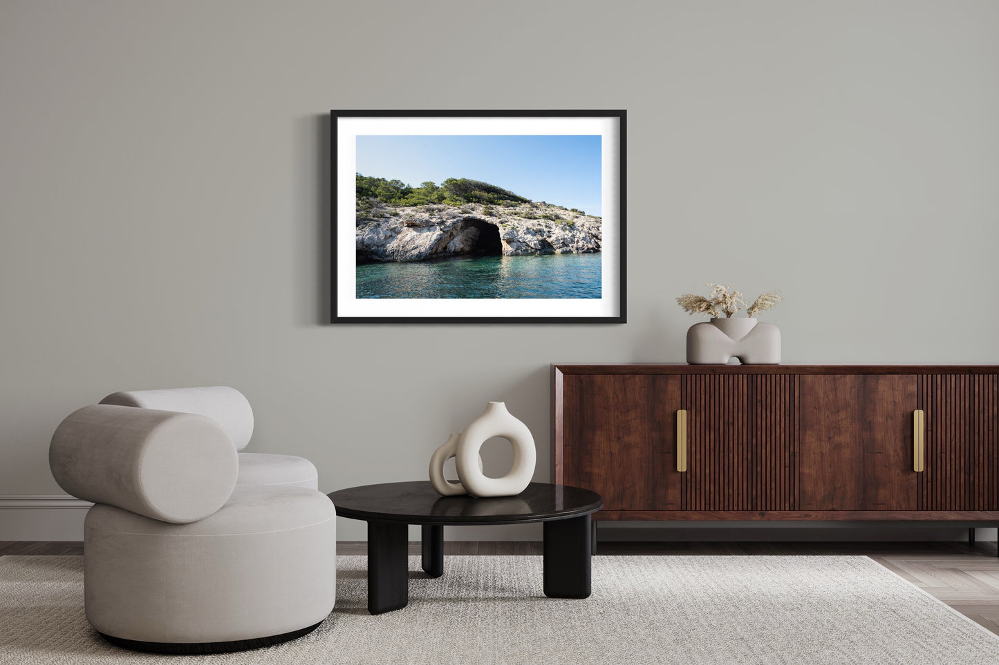 Sea cave, Portinatx Giclée print
