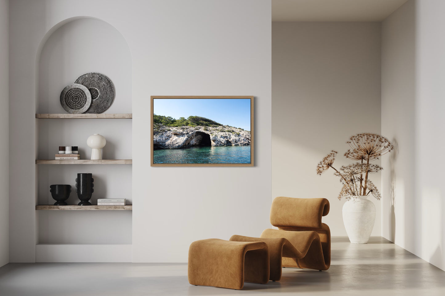 Sea cave, Portinatx Giclée print