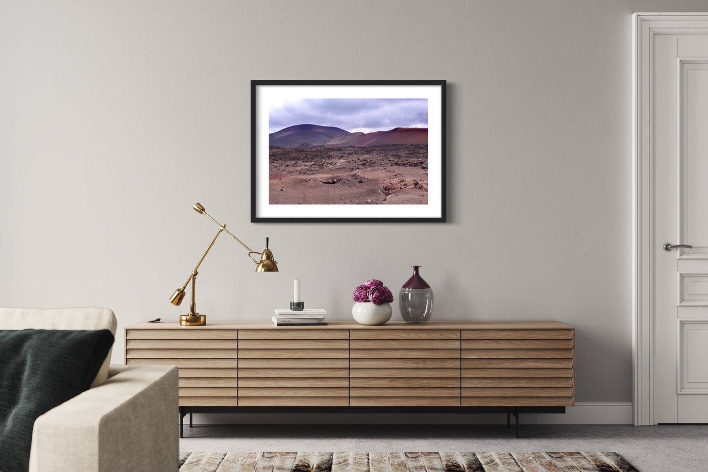 Lunar landscape, Lanzarote Giclée print