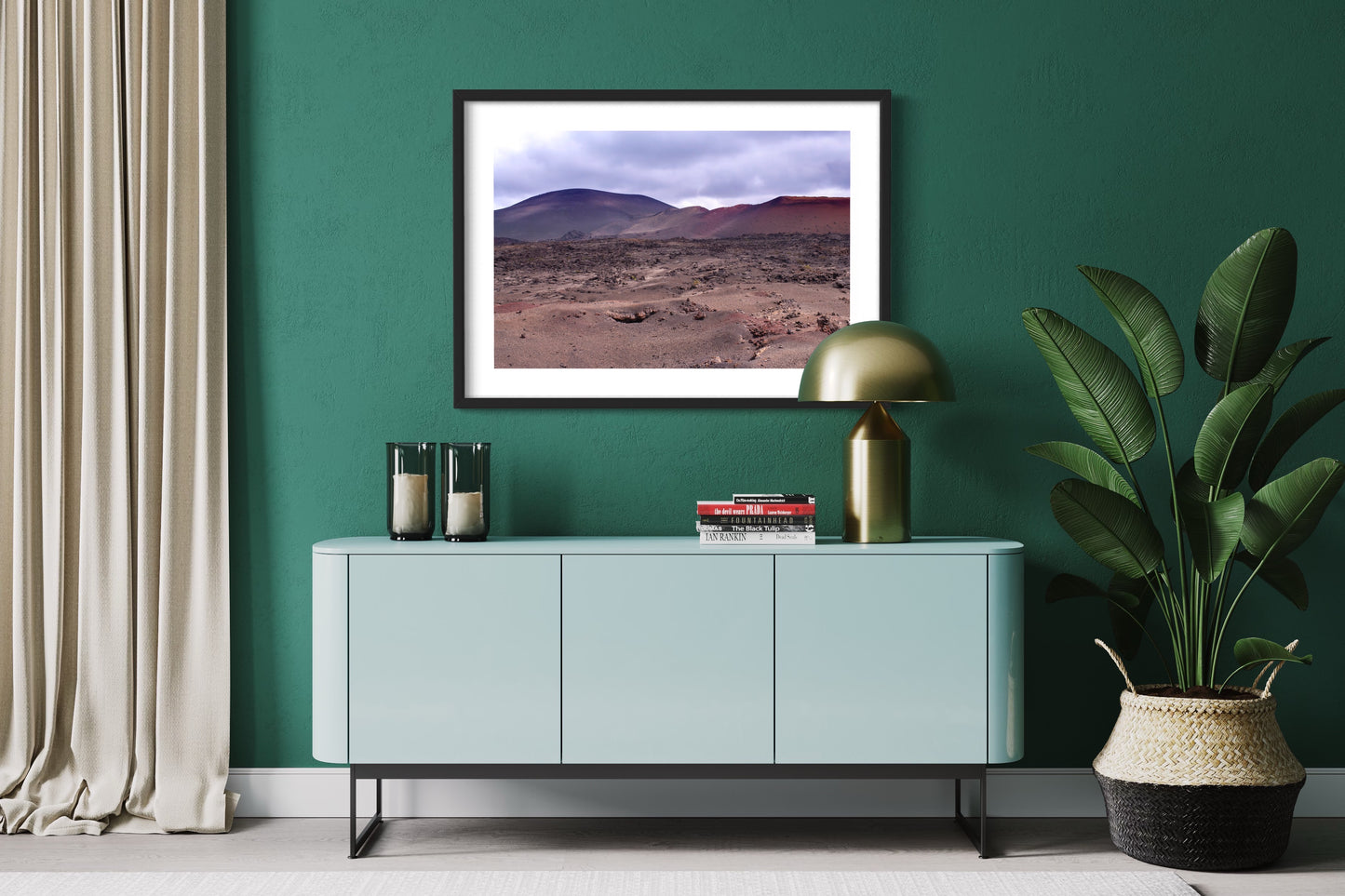 Lunar landscape, Lanzarote Giclée print