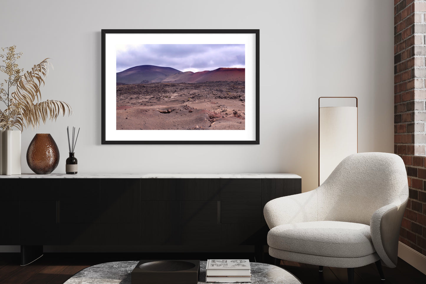 Lunar landscape, Lanzarote Giclée print