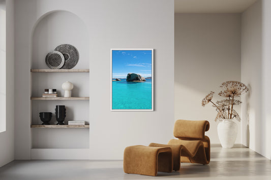 Sea of Sardinia, Giclée Framed print
