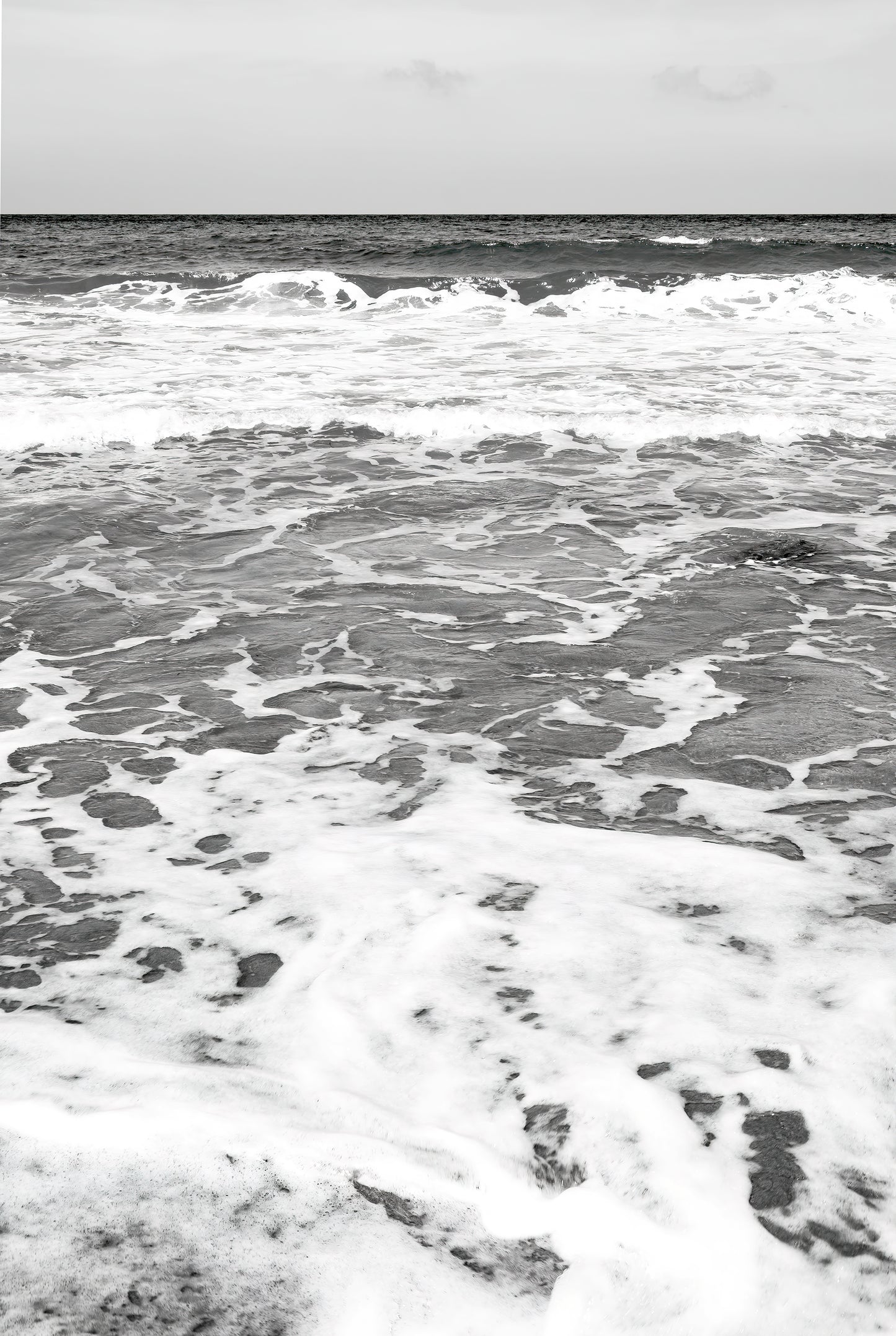 Relaxing sea waves, Ibiza Giclée print