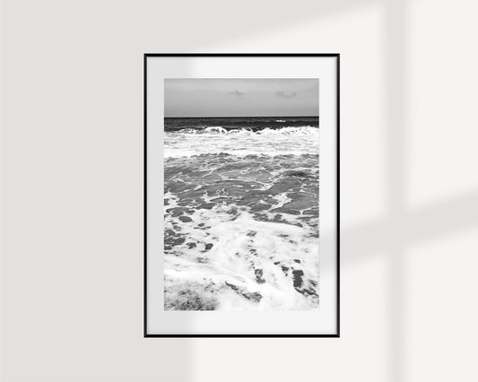 Relaxing sea waves, Ibiza Giclée print