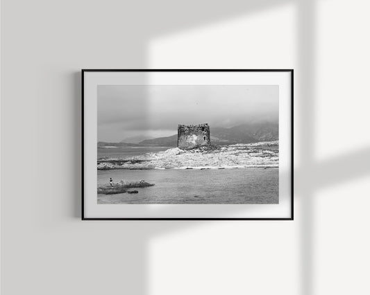 Torre della Pelosa, Sardinia Giclée print