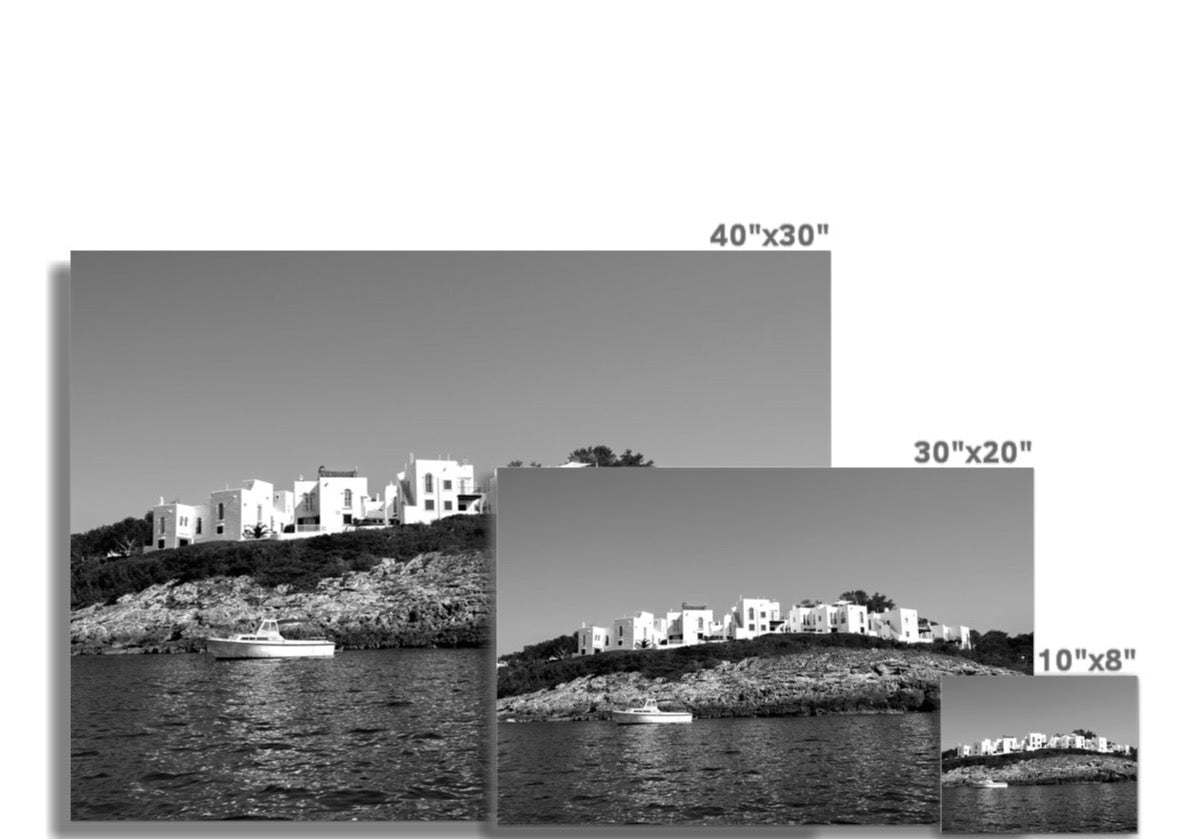 Houses of Portinatx, Ibiza - Fine Art print on Hahnemühle German Etching paper