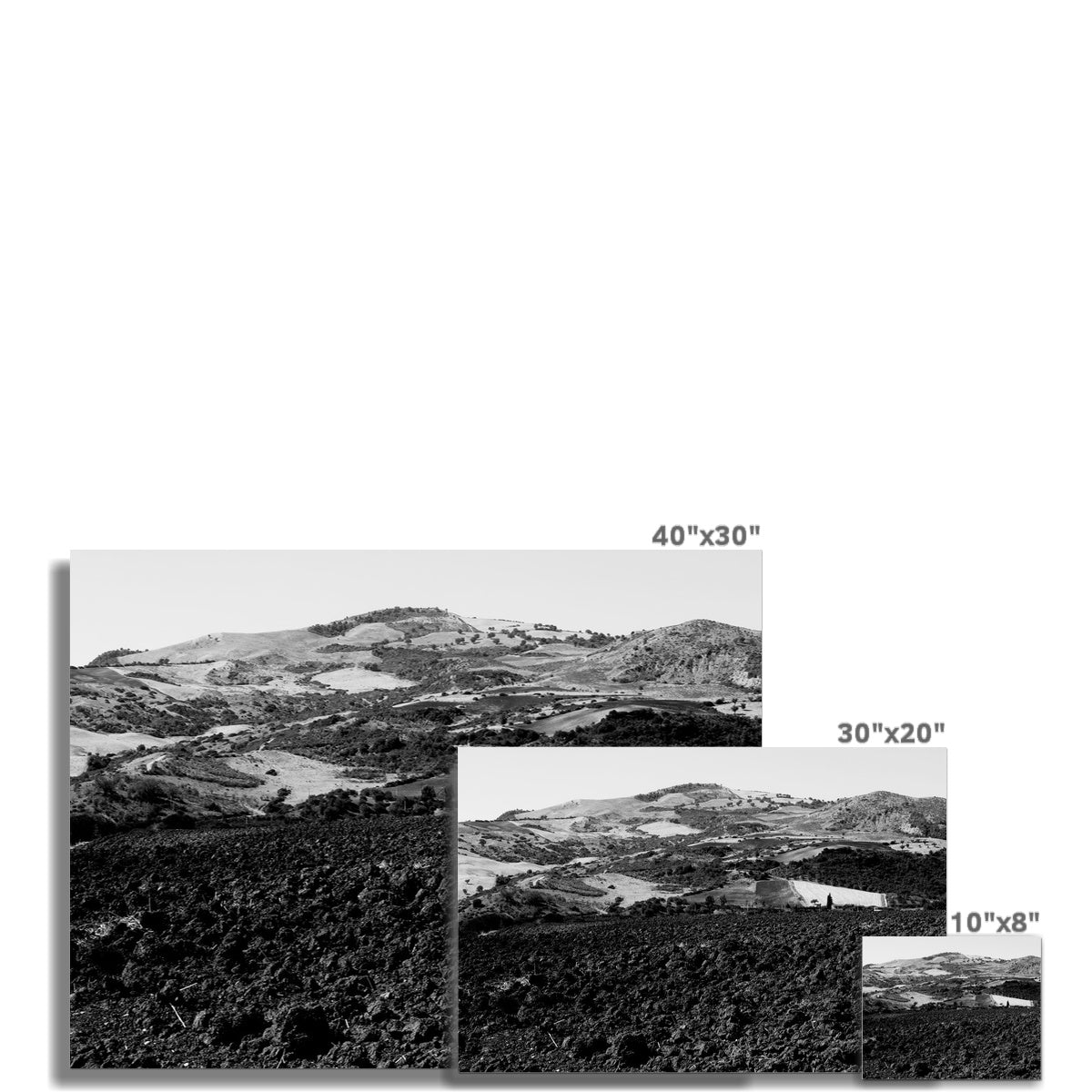 Tursi, countryside view - Fine Art Photography print - Giclée print on Hahnemühle German Etching paper