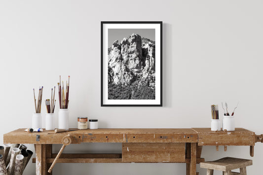 Dolomite Lucane, Framed Giclée print